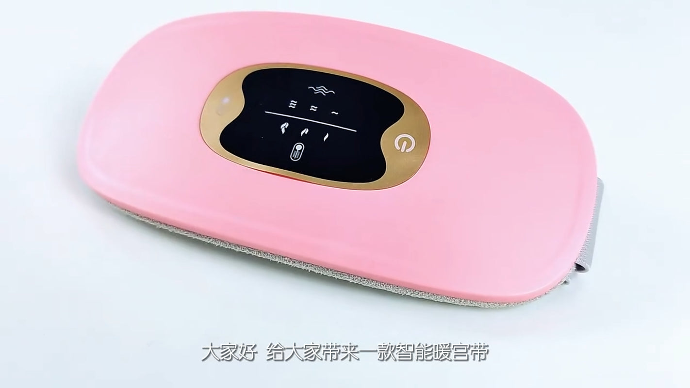 Electric Heating Menstrual Vibration Pad Belt for Period Pain Relief Cramps US