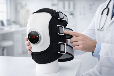 Experience Ultimate Comfort with Our Heat & Vibration Knee Relief Device for Pain & Stiff Joints