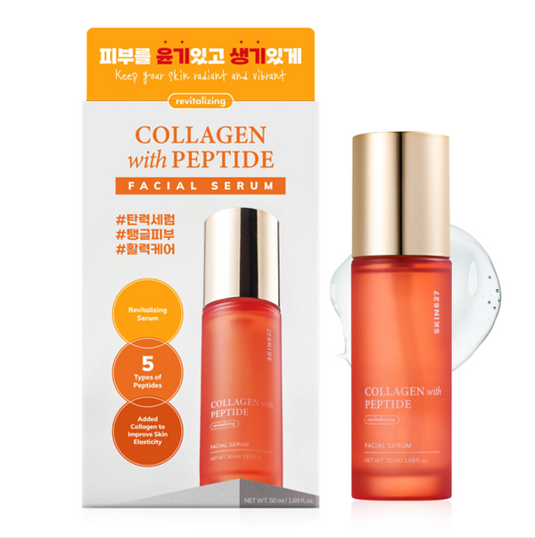 SKIN627 Korean Daily Face Serum – Collagen & Peptide Hydrating Moisturizer for Smooth, Radiant Skin